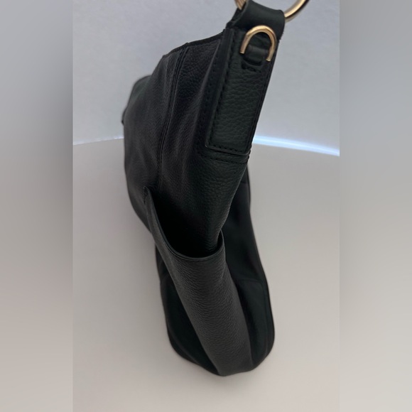 MICHAEL Michael Kors Black Pebbled Leather Satchel Hobo Bag  Used-Missing Straps - Picture 5 of 16